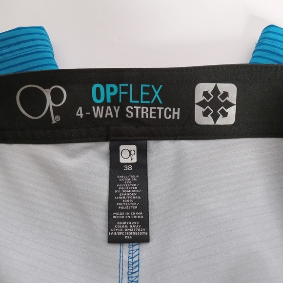 OCEAN PACIFIC MEN'S BOARD SHORTS SIZE 38 NWT NAVY - Picture 11 of 14